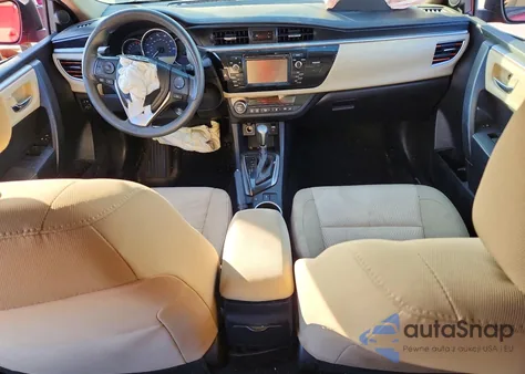 2014 Toyota Corolla L z USA, uszkodzony, nr VIN 2T1BURHE8EC095793